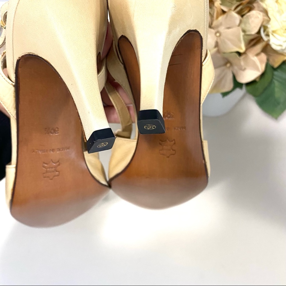 Cap-toe Genuine Leather Lady Continental Heels - Picture 8 of 12